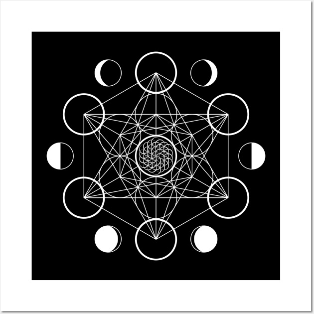 Metatron's Cube | Sacred Geometry Wall Art by CelestialStudio